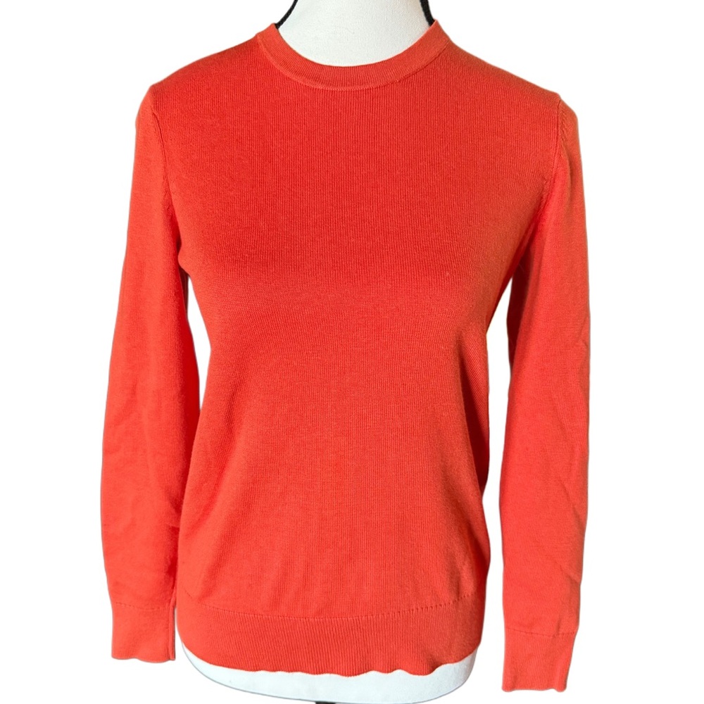 Ralph Lauren Petit S Women’s Orange Crewneck Sweater